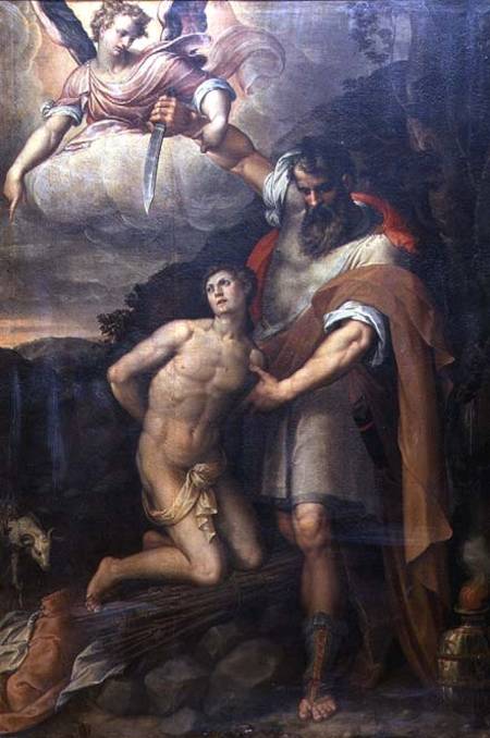 The Sacrifice of Isaac by Pieri, Stefano accademia florence