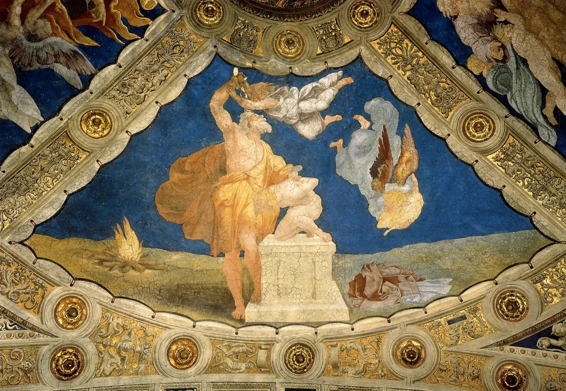 5A0 1514 Raphael sacrifice isaac Chambre d'Heliodore Vatican