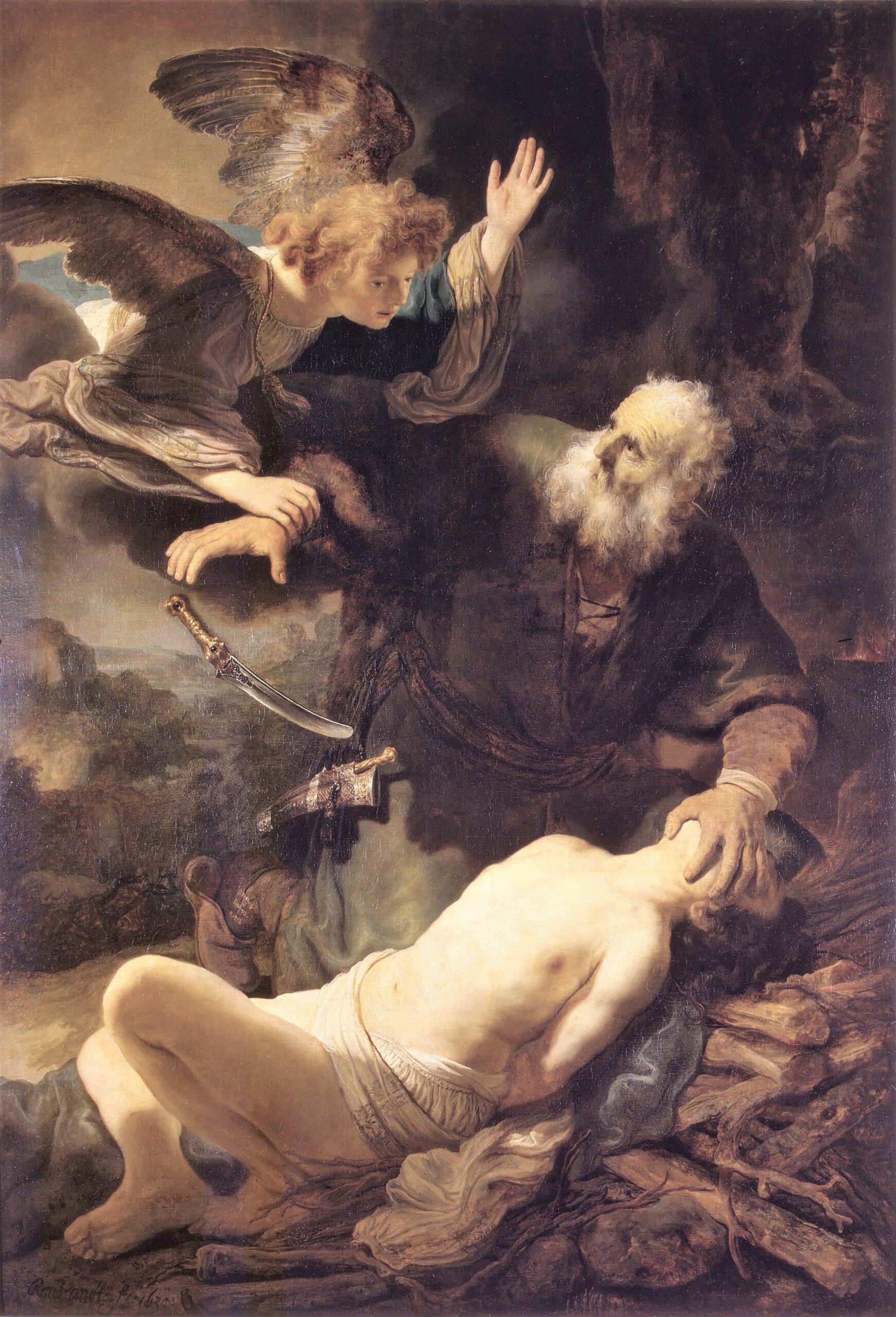 5Ga 1635 Rembrandt _Abraham's_Sacrifice_ (Hermitage)