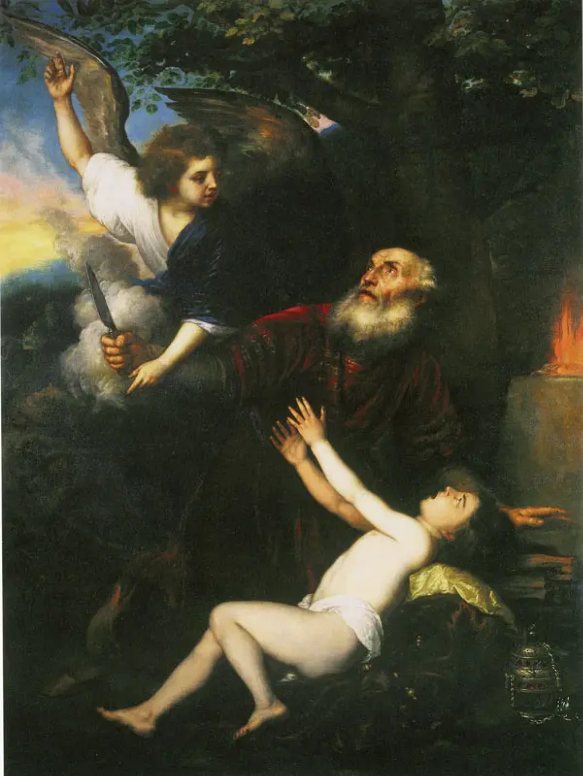 5Ha 1643 Jan Lievens Sacrifice Abraham musee des beaux-arts, Tel Aviv