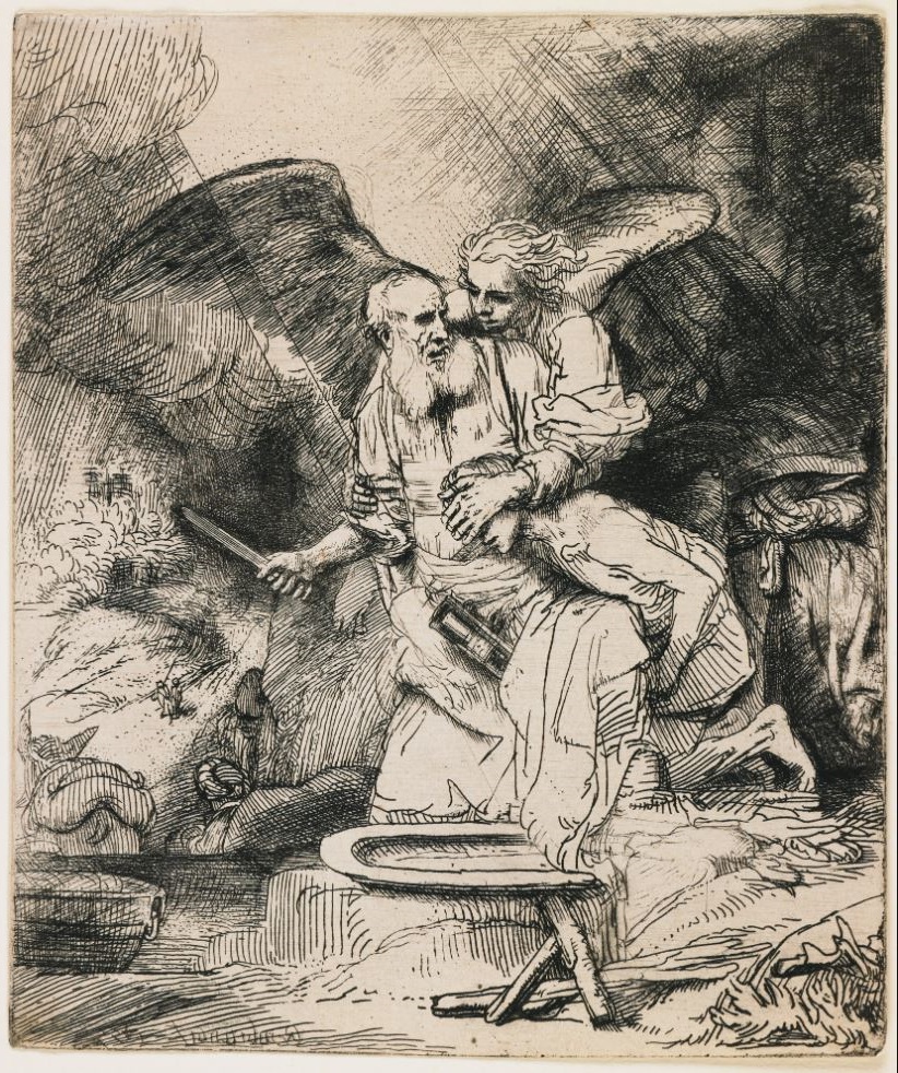 5L 1655 Rembrandt Le Sacrifice D Isaac