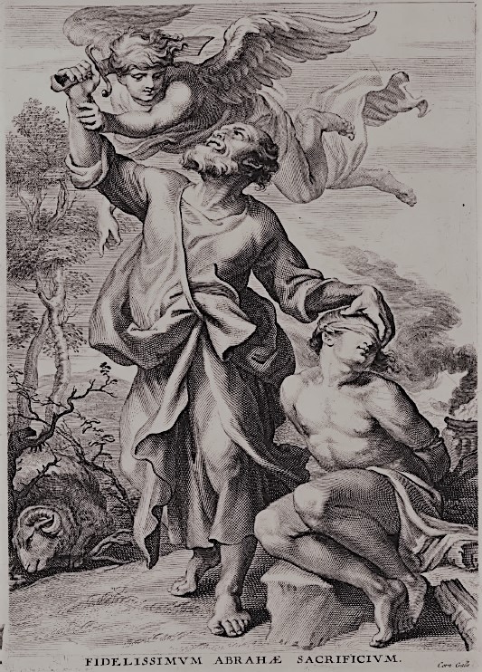 Cornelis Galle l'Ancien 1630 ca, sacrifice isaac British Museum,1891,0414.546,