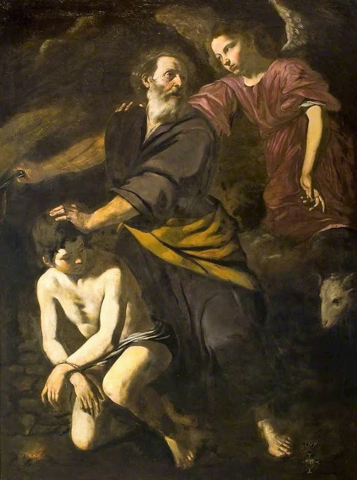 Da Caracciolo Battistello 1620 ca The-Sacrifice-of-Isaac-Dundee Art Gallery and Museum