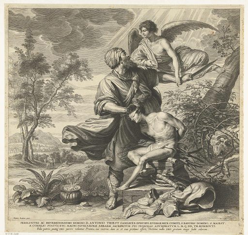 Schelte Adamsz Bolswer d'apres Theodoor Rombouts_Sacrifice-of-Abraham Rijksmuseum
