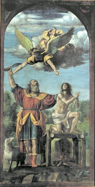 1524 Luini Bernardino sacrifice isaac Chiesa di S. Maria Nascente, Paderno Dugnano