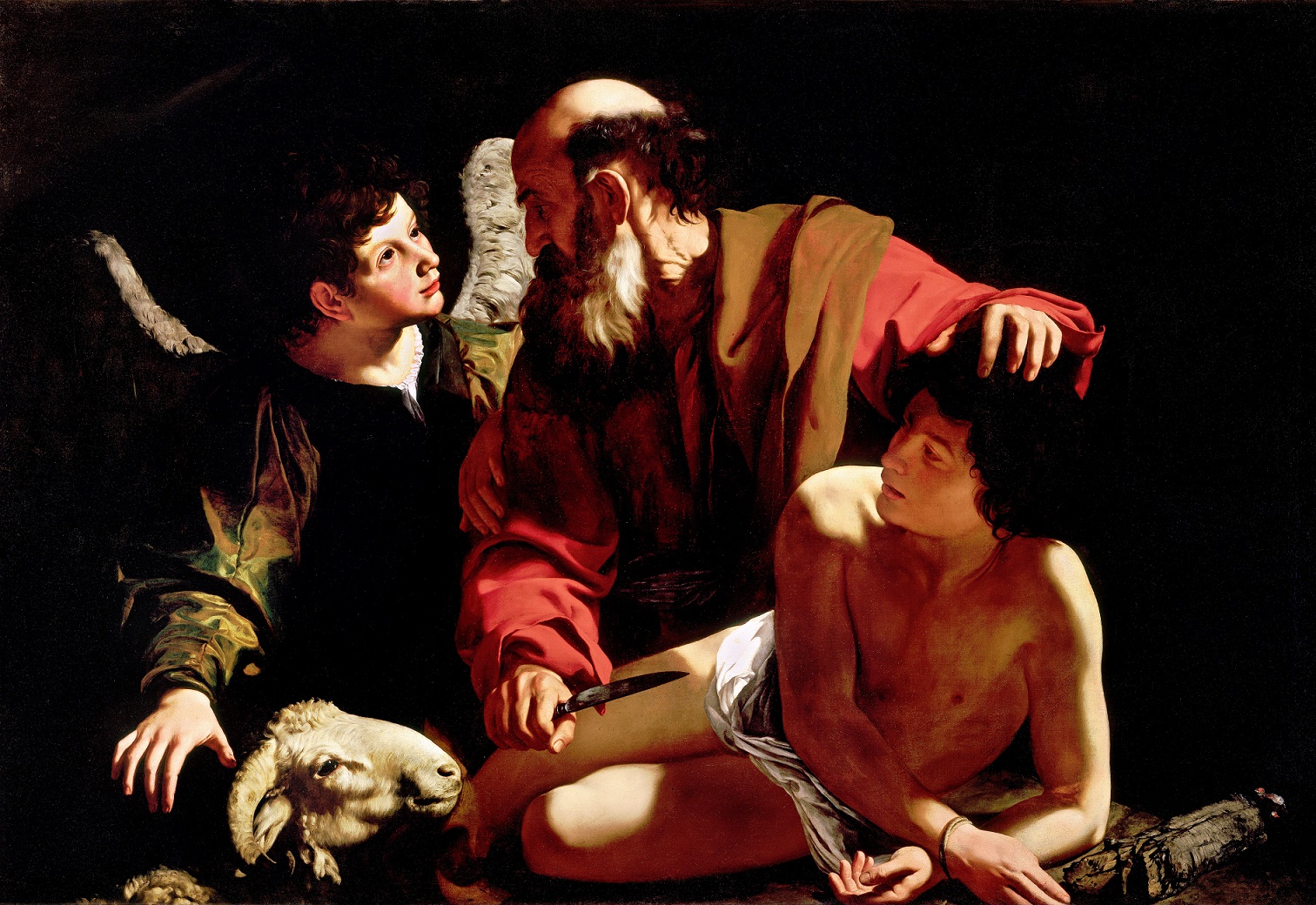 1598 Sacrificio-di-Isacco-Caravaggio-Princeton