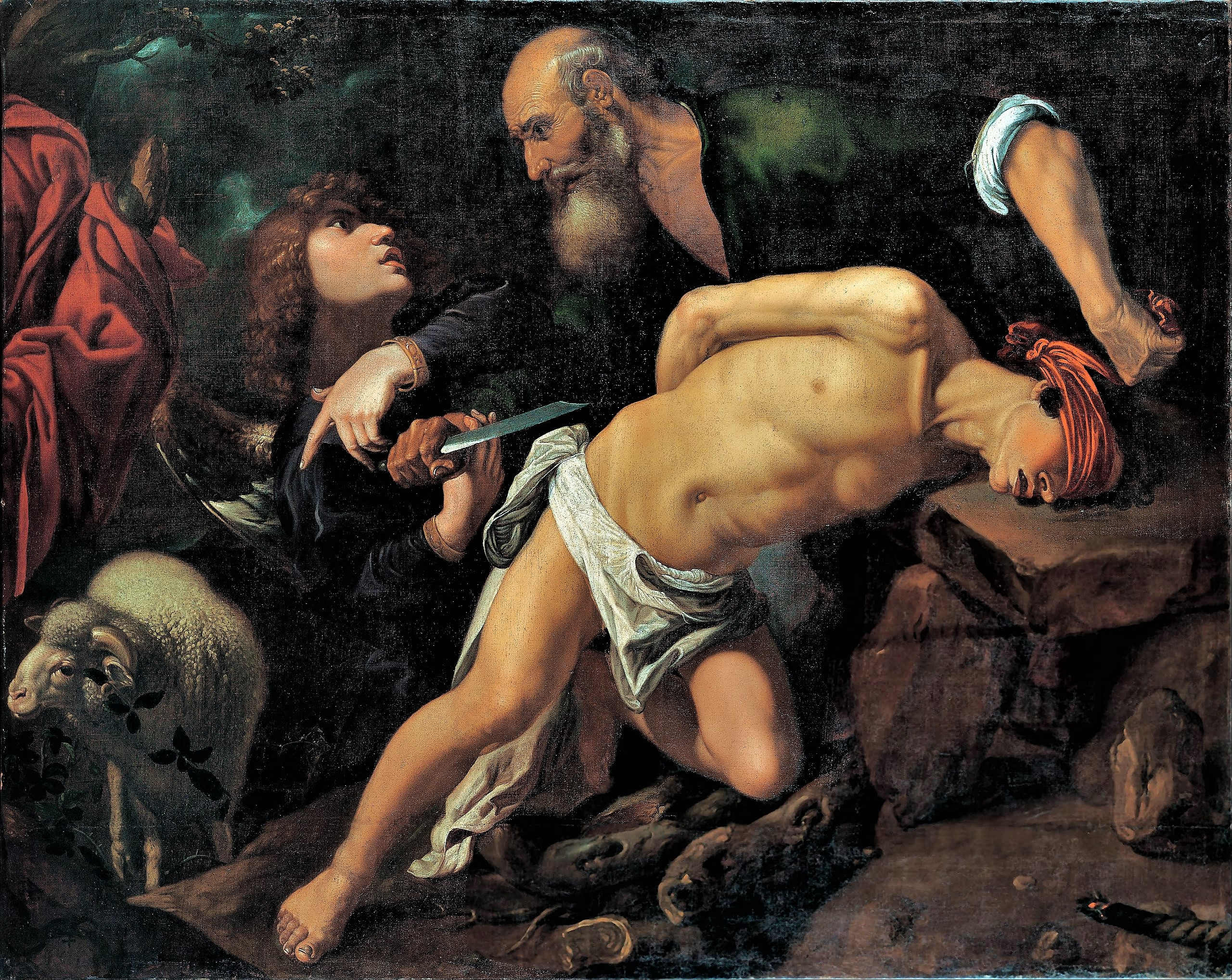 1603 Caravaggio Sacrificio-di-Isacco--Uffizi