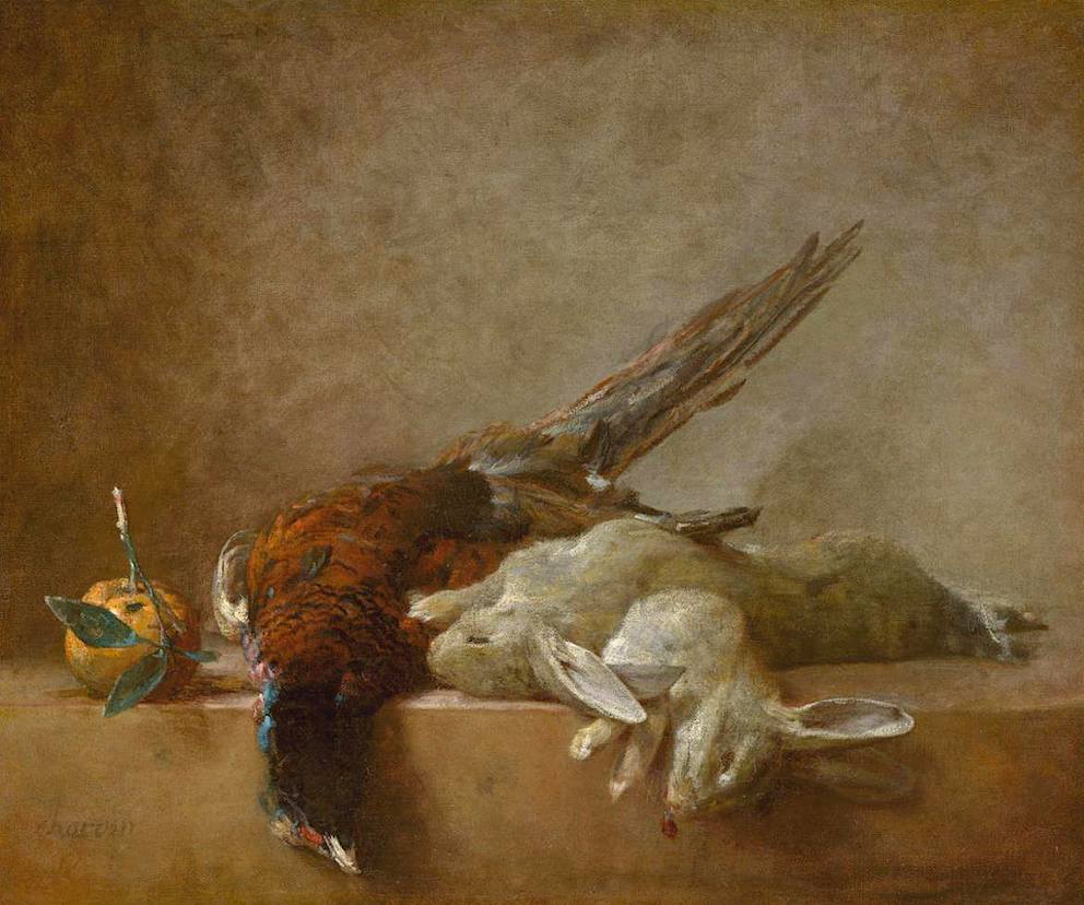 17 Chardin 1760-65 Still Life with Game National Gallery, Washington