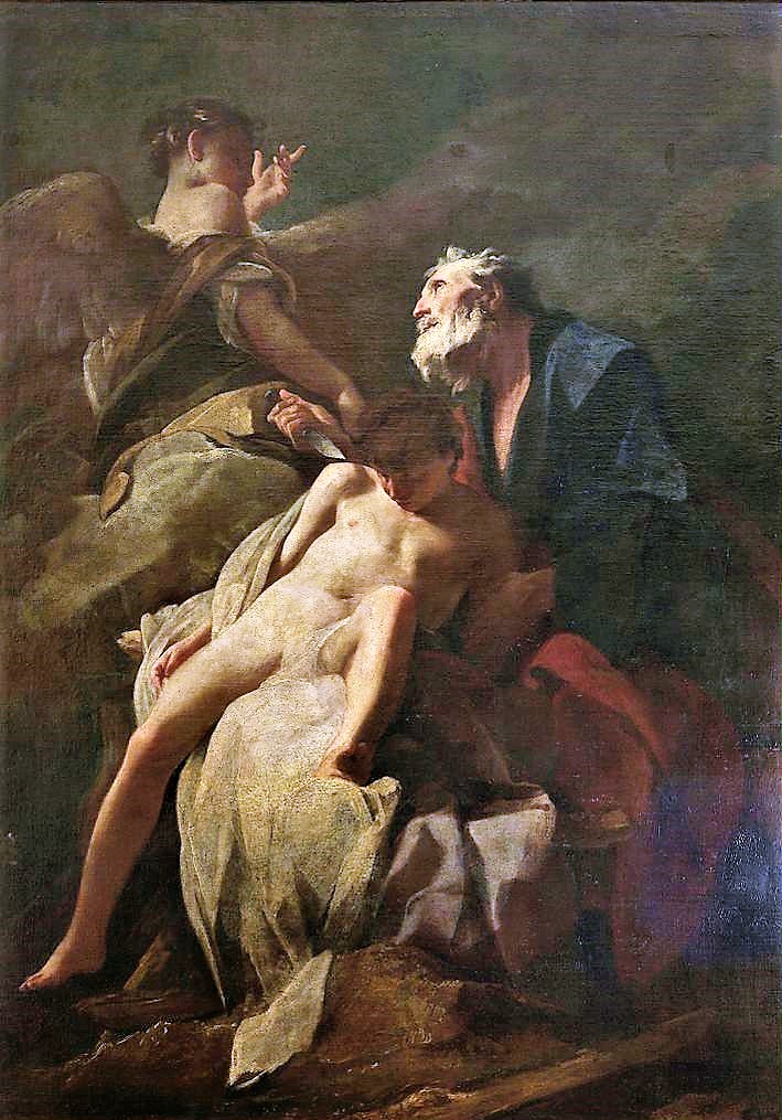 1715 Federico_Bencovich Abraham_s_sacrifice_of_Isaac_-_ Strossmayer Gallery Zagreb