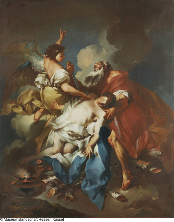 1720 Vincenzo Damini sacrifice isaac Gemaldegalerie Alte Meister Kassel