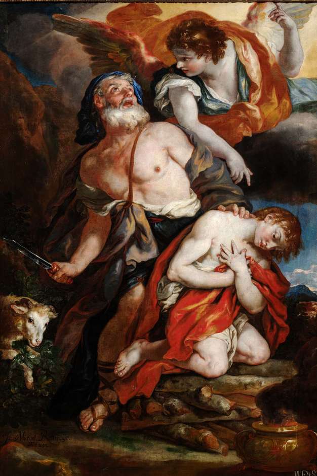 5Oc 1692 Johann Michael Rottmayr sacrifice isaacAlte Galerie, Schloss Eggenberg Graz