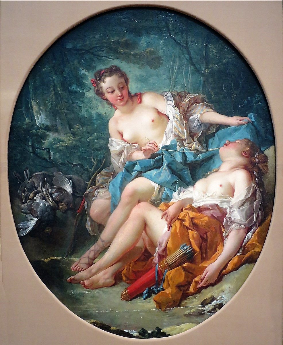 Companions_of_Diana_by_François_Boucher,_1745 Fine Arts Museums of San Francisco