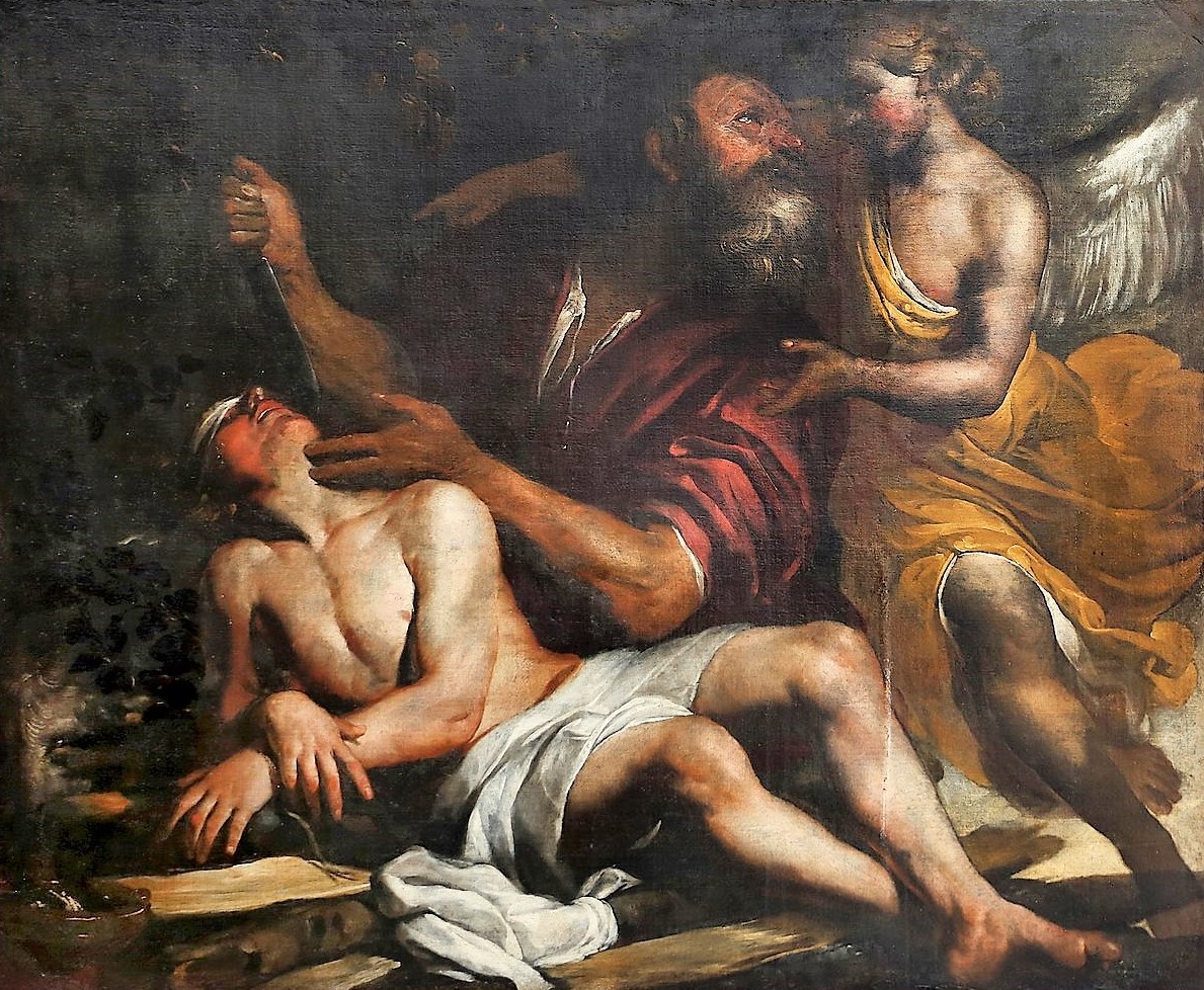 Db Orazio De Ferrari 1625 ap genes Sacrificio di Isacco Pinacoteca Savona