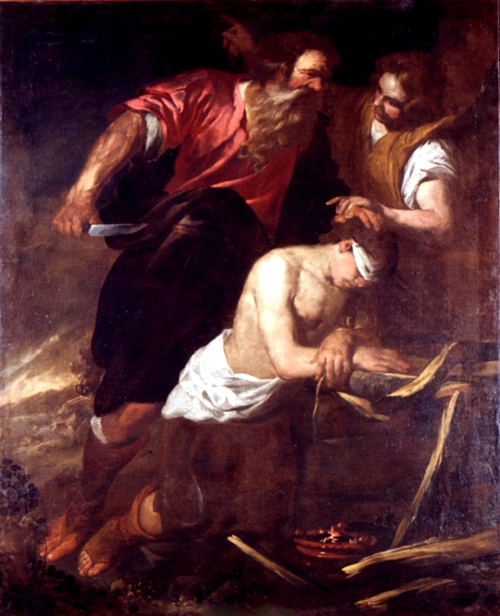 Db Orazio De Ferrari 1650-57 sacrifice Isaac Ascoli Piceno, Pinacoteca Civica di Palazzo dell'Arengo
