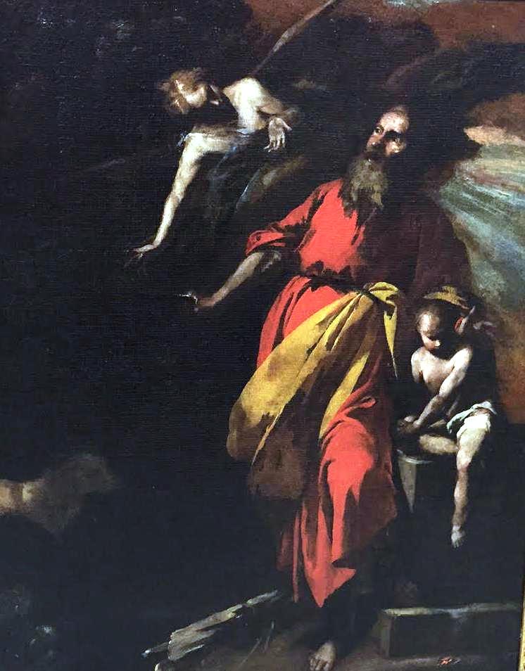 F agostino-beltrano 1640-56_le-sacrifice-d'isaac Modena collezione Badeschi