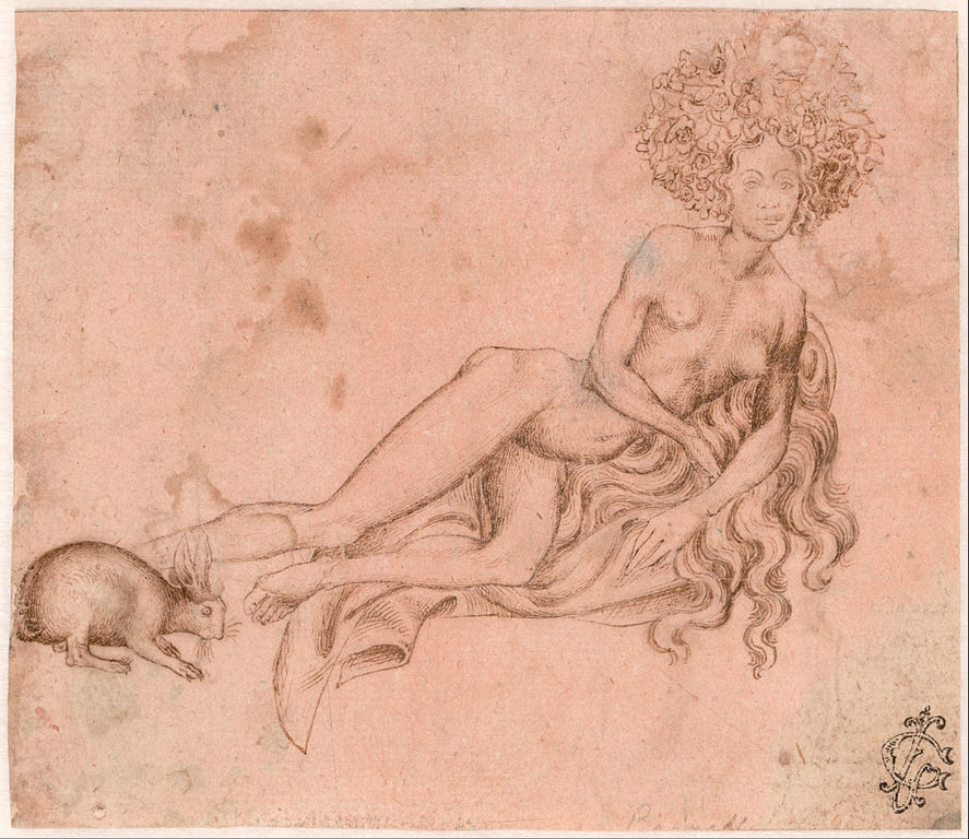 Pisanello_-_Allegory_of_Luxuria_(recto),_c._1426_-_Albertina