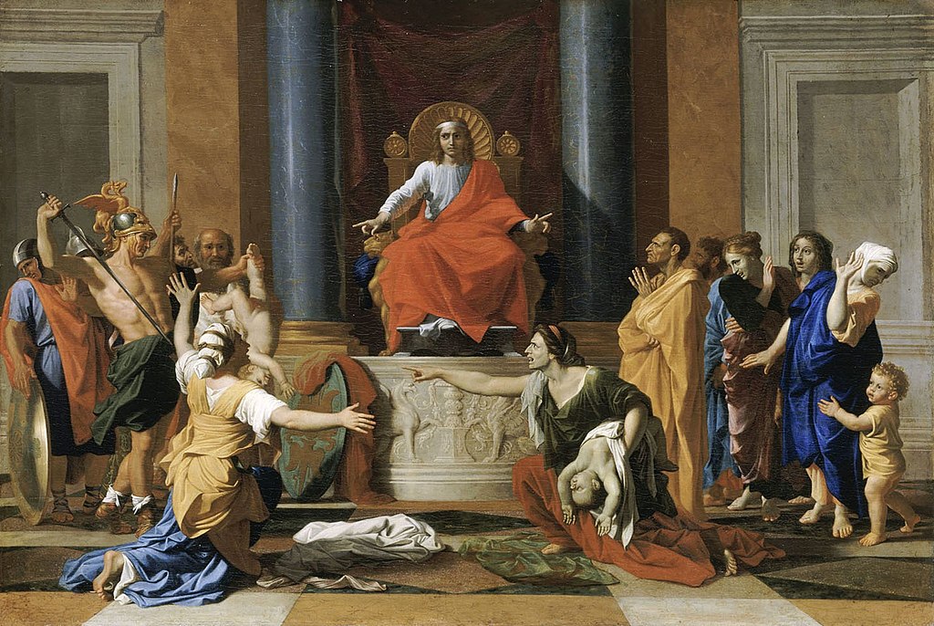 Poussin 1649 Le_Jugement_de_Salomon Louvre