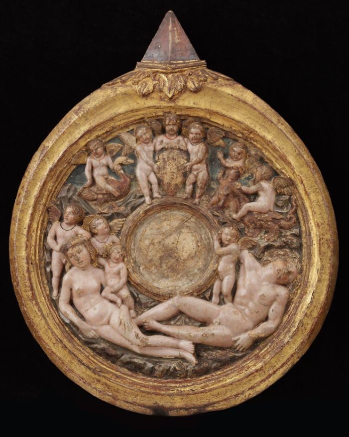 Miroir florentin avec Venus et Mars 1460-65 VadA museum