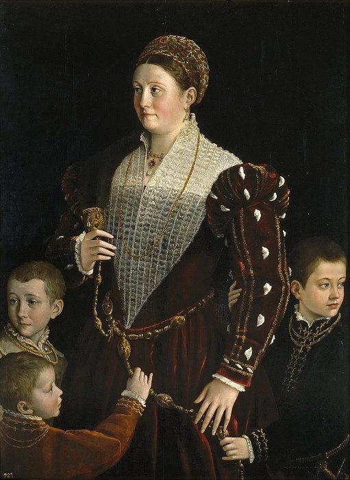 Parmesan 1539-40 Camilla Gonzaga, Countess of San Secondo, and her Sons Prado