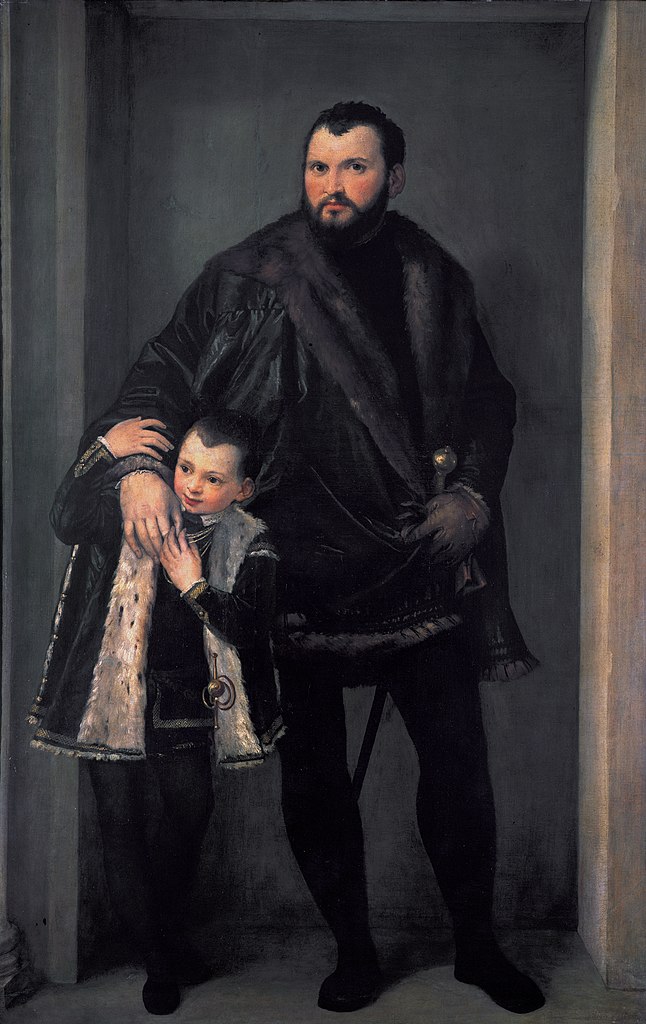 Count Iseppo da Porto.*oil on canvas.*207 x 137 cm.*circa 1552