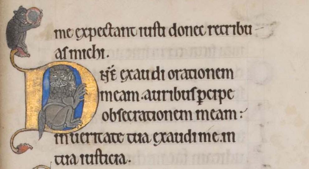 1170. ca The Hunterian Psalter Psaume 143 Glasgow University Library MS Hunter 229 fol 176r