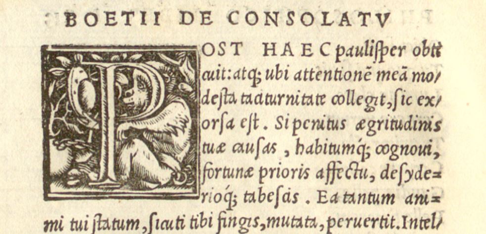 Anitii Manlii Torquati Severini Boetii ordinarii patritii consularis viri printed by Thomas Wolff, 1522