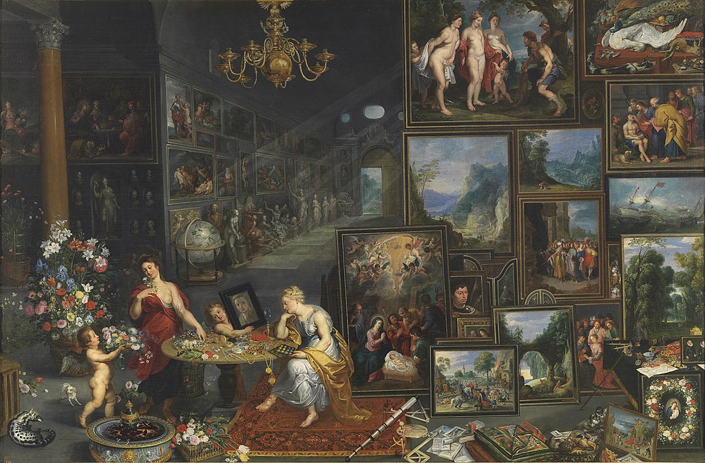 Jan_Brueghel_(I),_Hendrick_van_Balen_(I)_and_Gerard_Seghers -1618_Allegory_of_Sight_and_Smell Prado