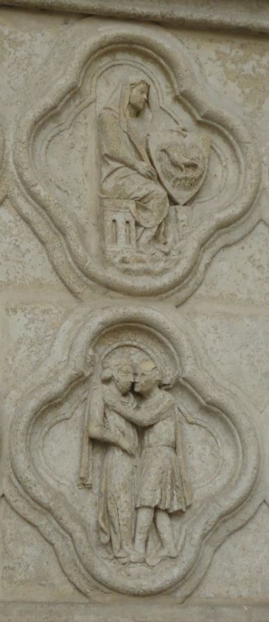 1220-30 ca Chastete Phenix Luxure Amiens Portail central