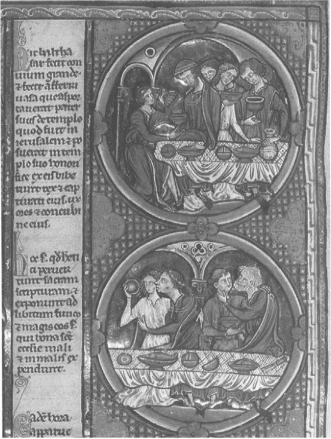 Bible Moralisee de Vienne 1225-1249 ONB Cod 1179 fol 165v