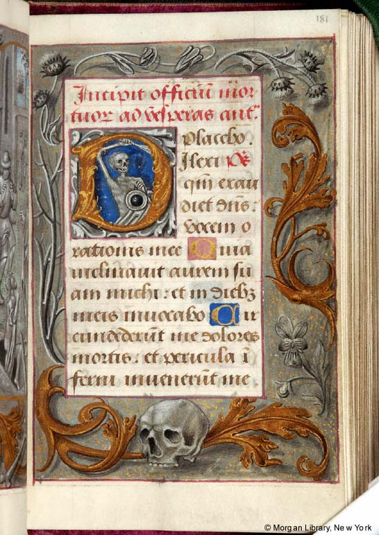 1490-1500 Book of Hours France, probably Mons, Morgan M.33 fol. 181r