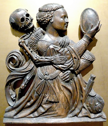 1500-1600 Sculpture allemande la Vanite