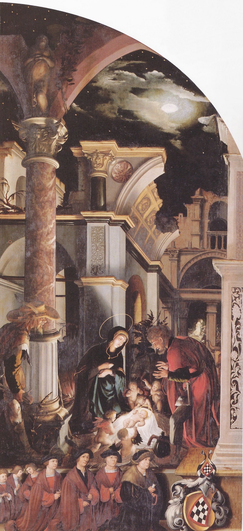 1525-29 hans_holbein_nativity oberried altarpiece Freiburg im Breisgau