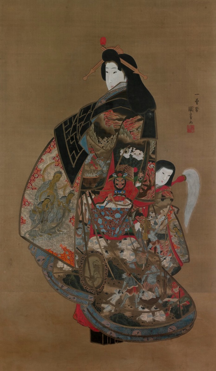 1840s Hell Courtesan (Jigoku Dayu), Utagawa Kuniyoshi coll part