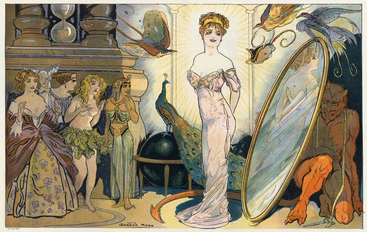 1910 Devil's Masterpiece, Gordon Ross, Puck
