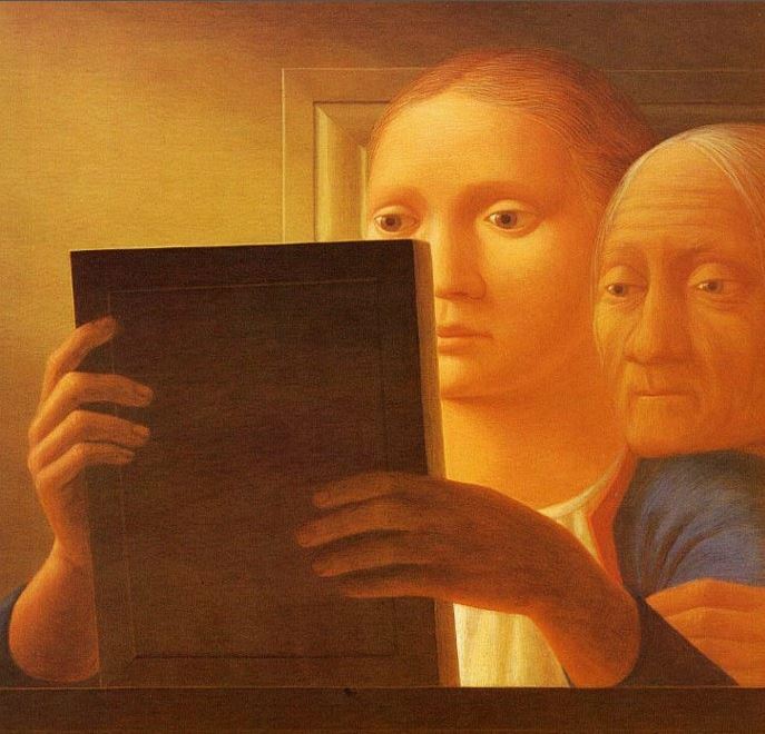 George-Tooker-Mirror-II-1963-Addison-Gallery-of-American-Art-Phillips-Academy-Andover-MA-US