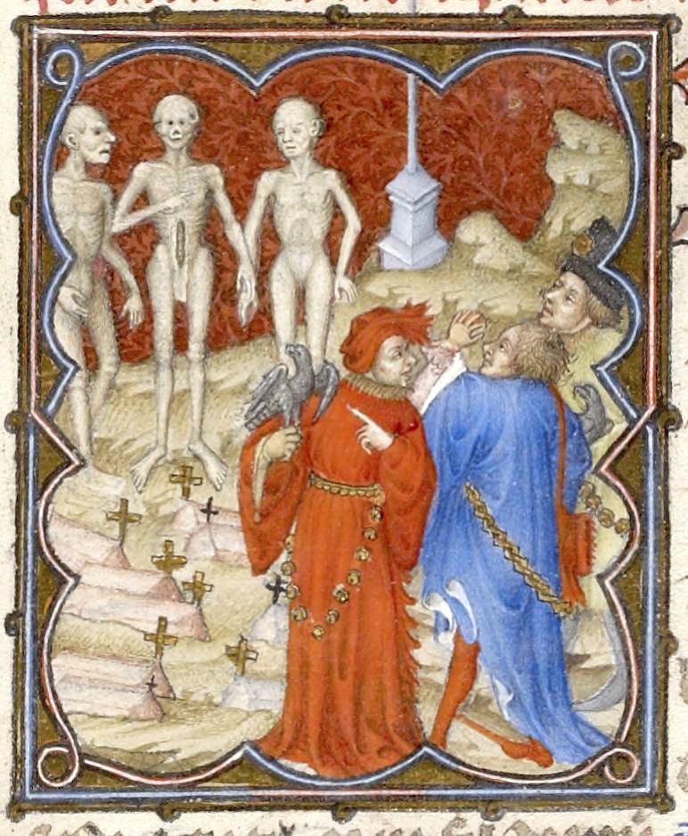 Petites heures du duc Jean de Berry, 1375-90, BNF ms. lat. 18014 fol 282r