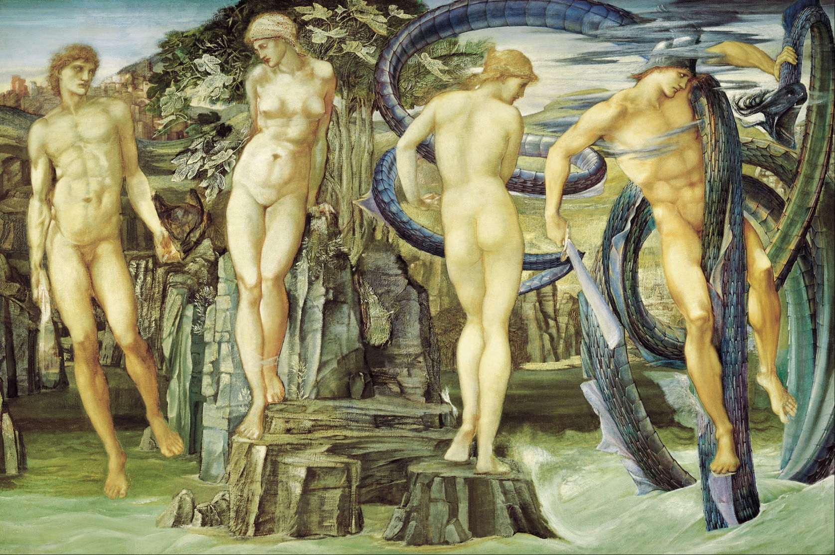 1876 Edward Burne-Jones Perseus and Andromeda Art Gallery of South Australia, Adelaide