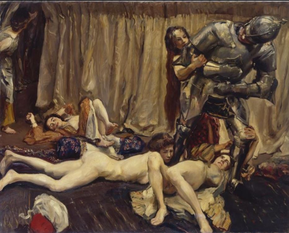Chevalier 1903 Max Slevogt Der Ritter und die Frauen , Staatliche Kunstsammlungen Dresden