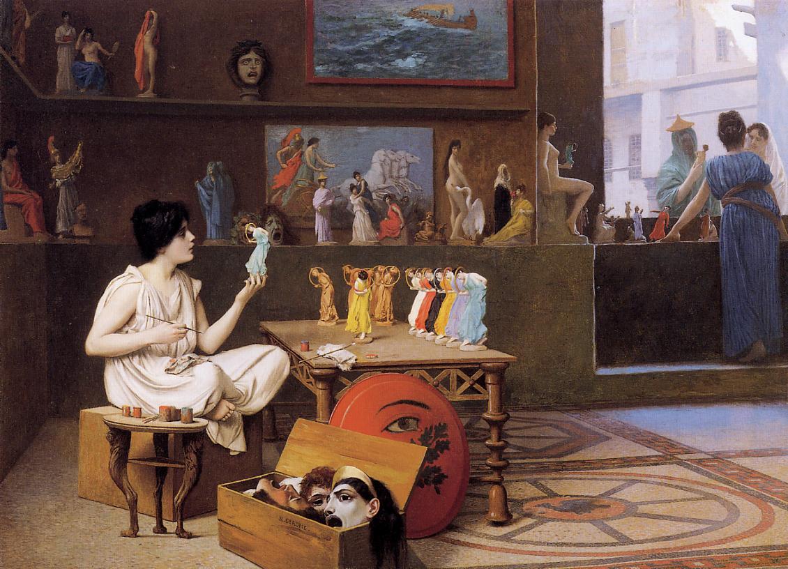 Gerome, 1893 La peinture donne vie a la sculpture Galerie d'art de Toronto