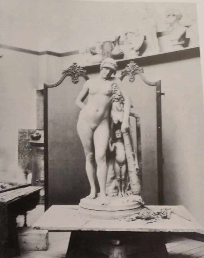 Louis Bonnard, la statue Omphale 1887 BNF