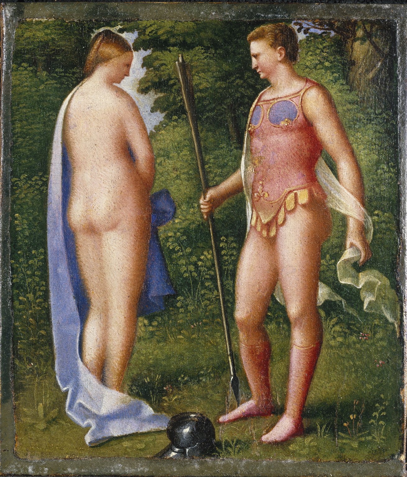 Mars Venus 1482-1516 Giulio Campagnola (attr) Brooklin Museum