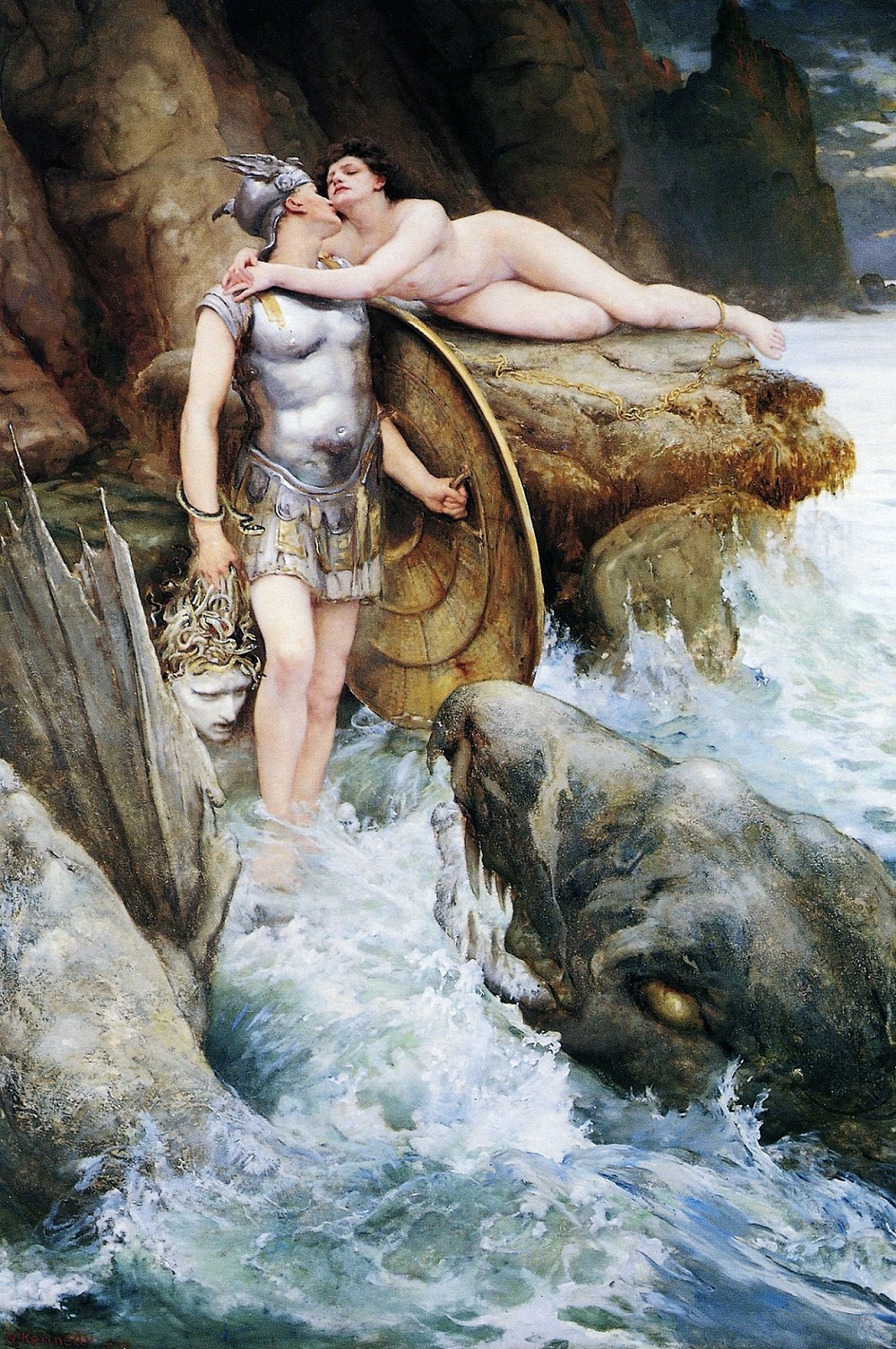 Perseus and Andromeda 1890 Charles Napier Kennedy