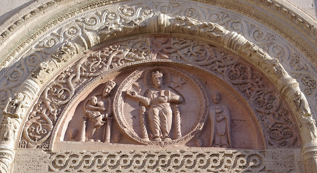1140–1232 San Rufino Assisi portail Ouest Marie Saint Ruffin
