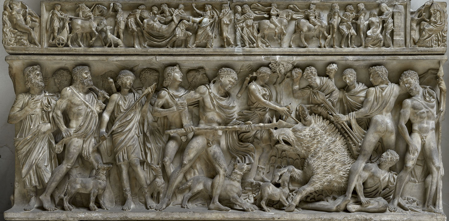 Chasse de Meleagre 170—180 ap JC Doria Pamphili Gallery Rome