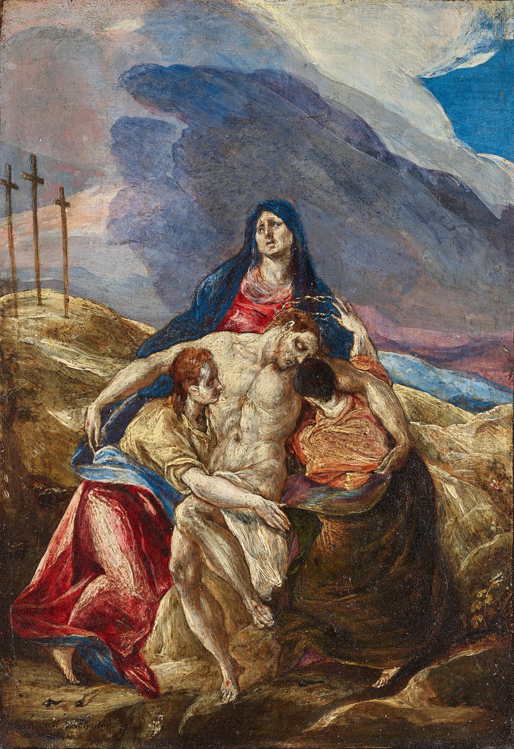 El Greco Lamentation vers 1570 Philadelphia Museum of Art