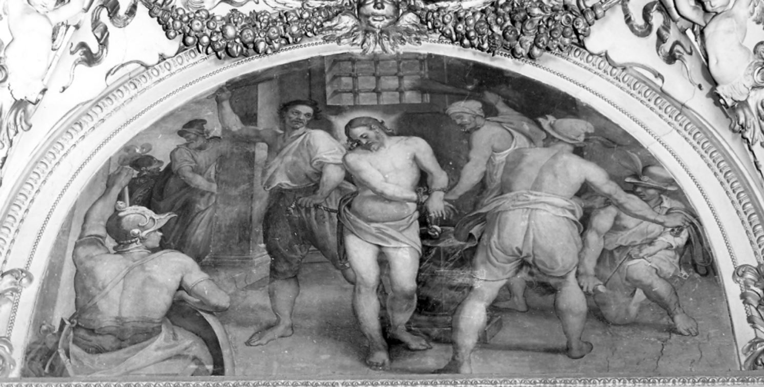 Flagellation Trinita dei Monti Cesare Nebbia 1590-99 Capella Borghese Rome beniculturali.it