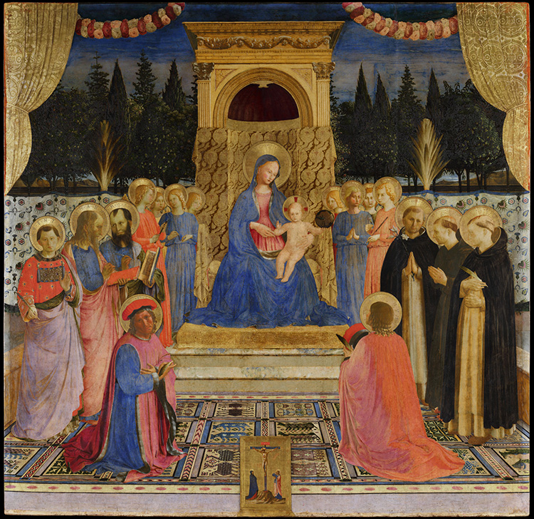 Fra Angelico-1438-40 Pala-di-San-Marco-Musee San Marco Florence