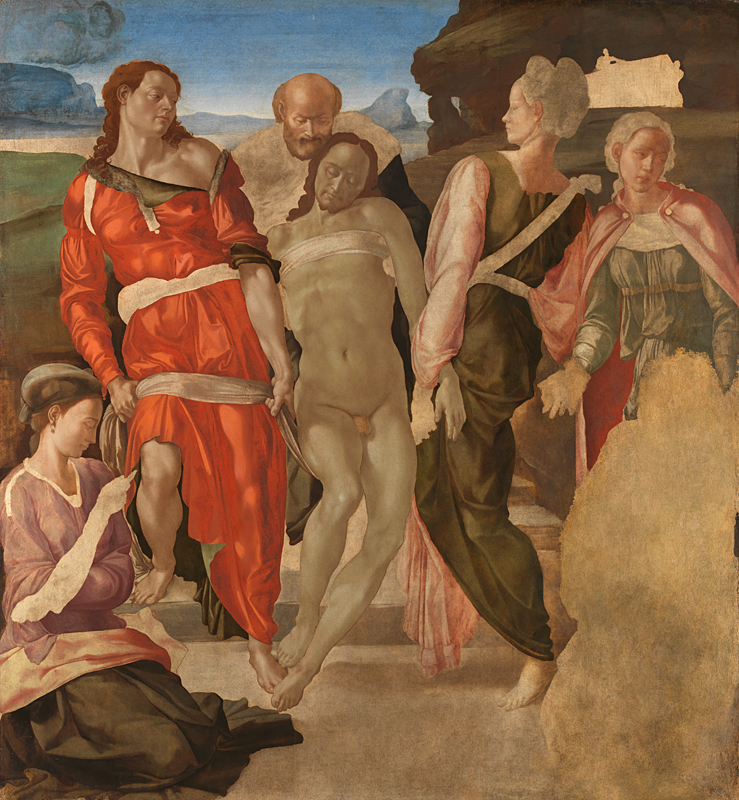 Michelangelo The Entombment National Gallery