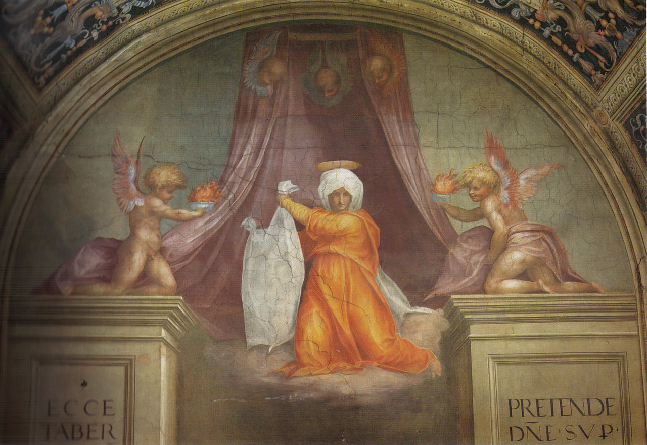 Pontormo,_veronica 1514 Chapelle des Papes, Santa Maria Novella