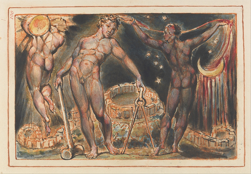William Blake 1804 Jerusalem Plate 100 (Bentley Copy E)